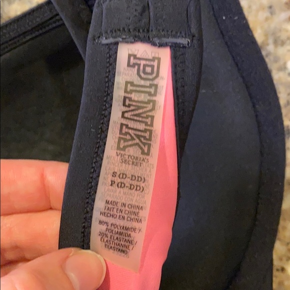 PINK Strappy Front T-Back Bikini Top - Picture 5 of 7